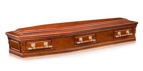 Oak color Cedar. Denman casket