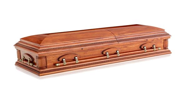 Paulownia colour Honey Pecan. Winston casket